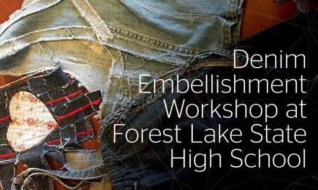 Denim Embellishment Workshop at Forest Lake State High School